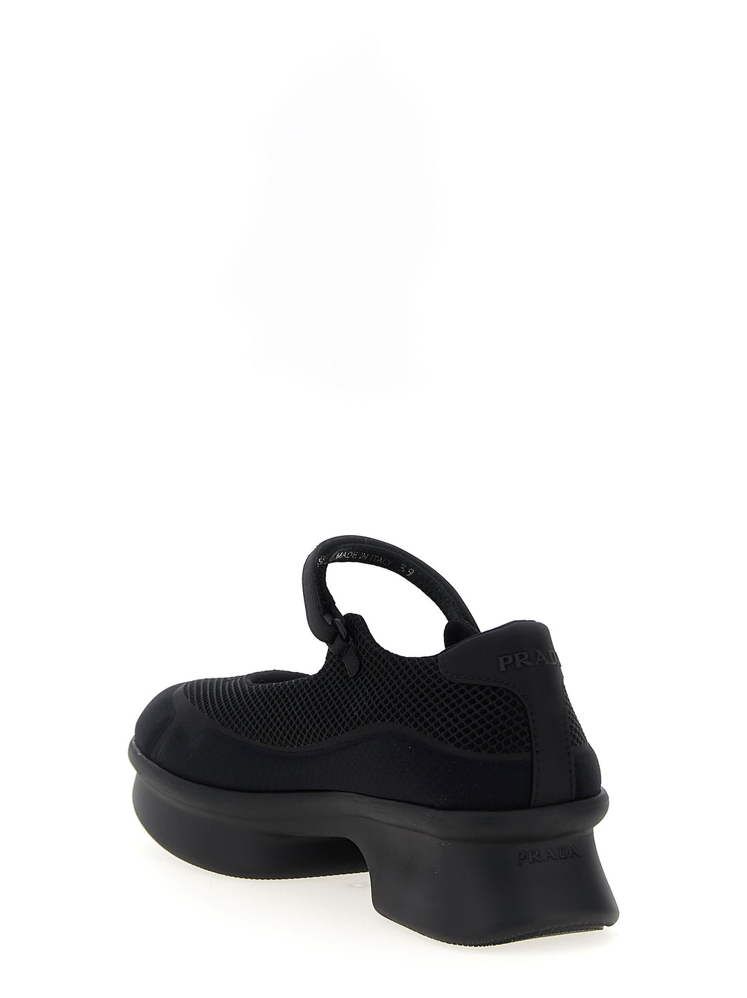 Prada Mesh Ballet Flats Flat shoes - Black | d39086f7aaa88517413b09abc265debffc4e67ad