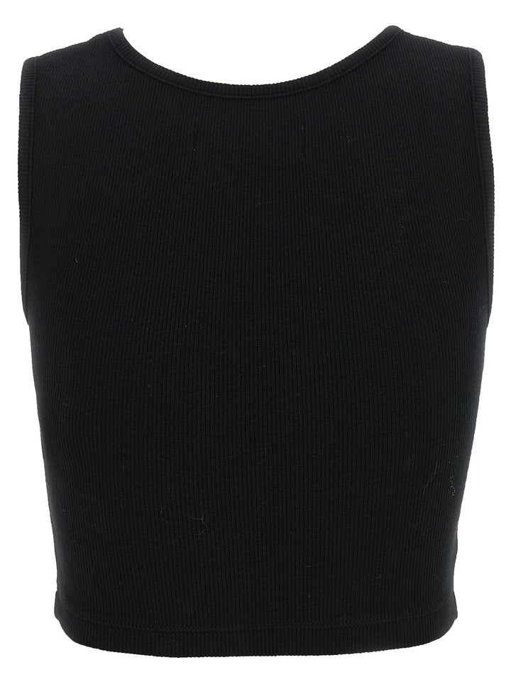 Vivienne Westwood Cropped Rib Tops - Black | cbb8bd417975c47915522e78808d311d6779e7cf