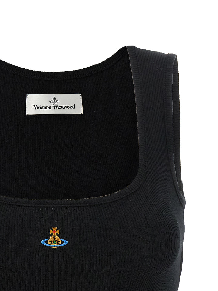 Vivienne Westwood Cropped Rib Tops - Black | 57f16e6f73092328c9db299528a744d698683208