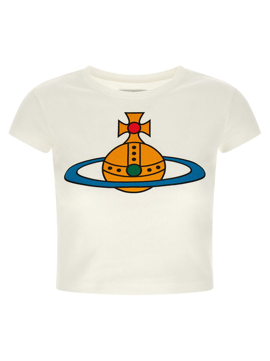 Oversized Orb Baby Peru T-Shirt White