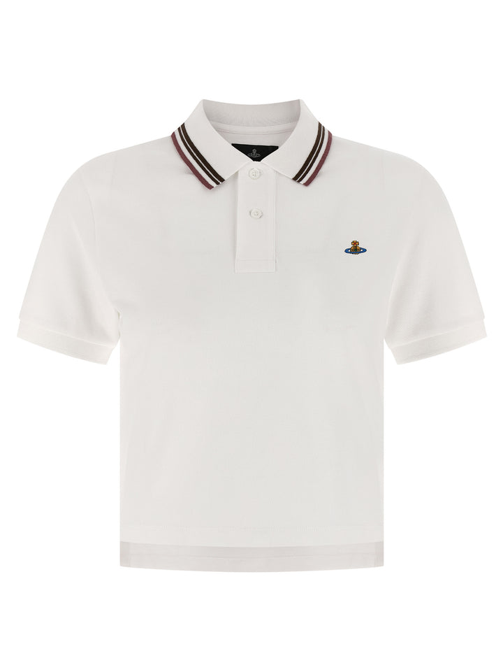 Vivienne Westwood Mini Classic Polo - White | 7d612bd6e879e708c50ce054740f76b2af31f7cb