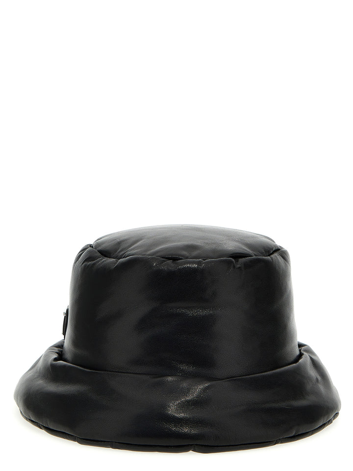 Prada Nappa Bucket Hat Hats - Black | 31061326cee1388ca15bd01cad6224d9cf561d74