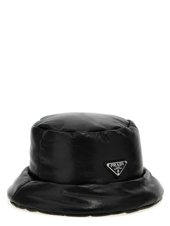 Prada Nappa Bucket Hat Hats - Black | 6b8eb1f26d881081de3ee73e9e865deeda30b134