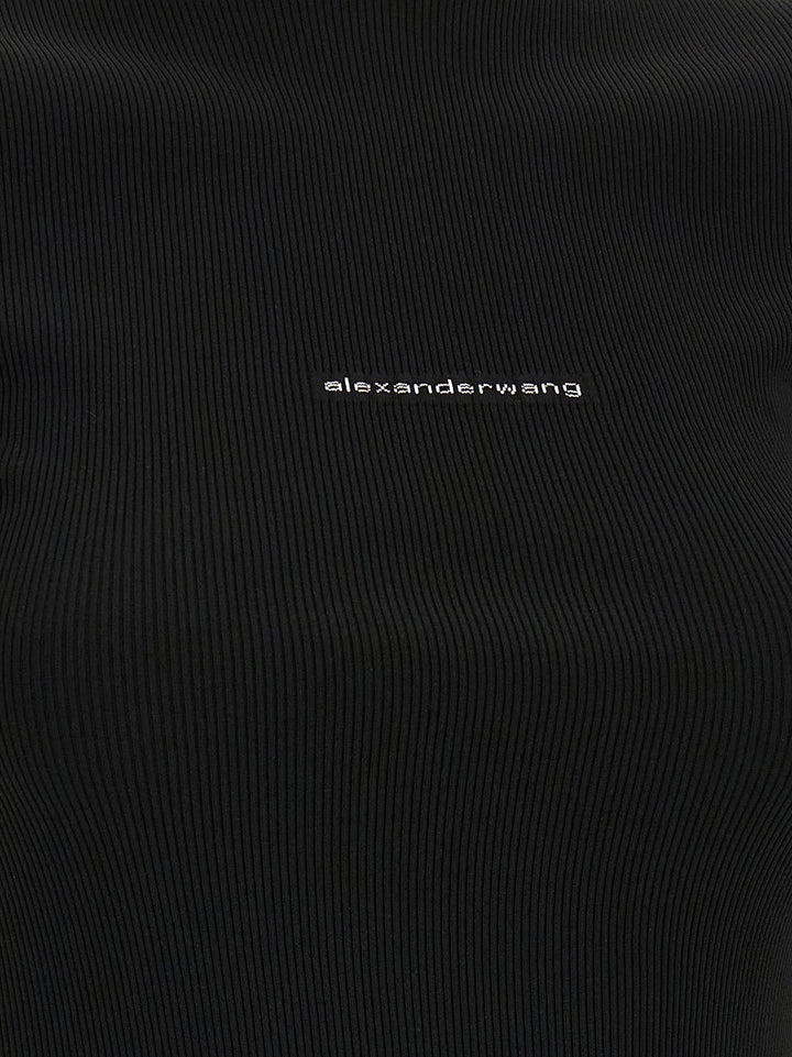 Alexander Wang Logo Dress Dresses - Black | 57aadc5fee2e61d5290581a9ee0866176102e5a5