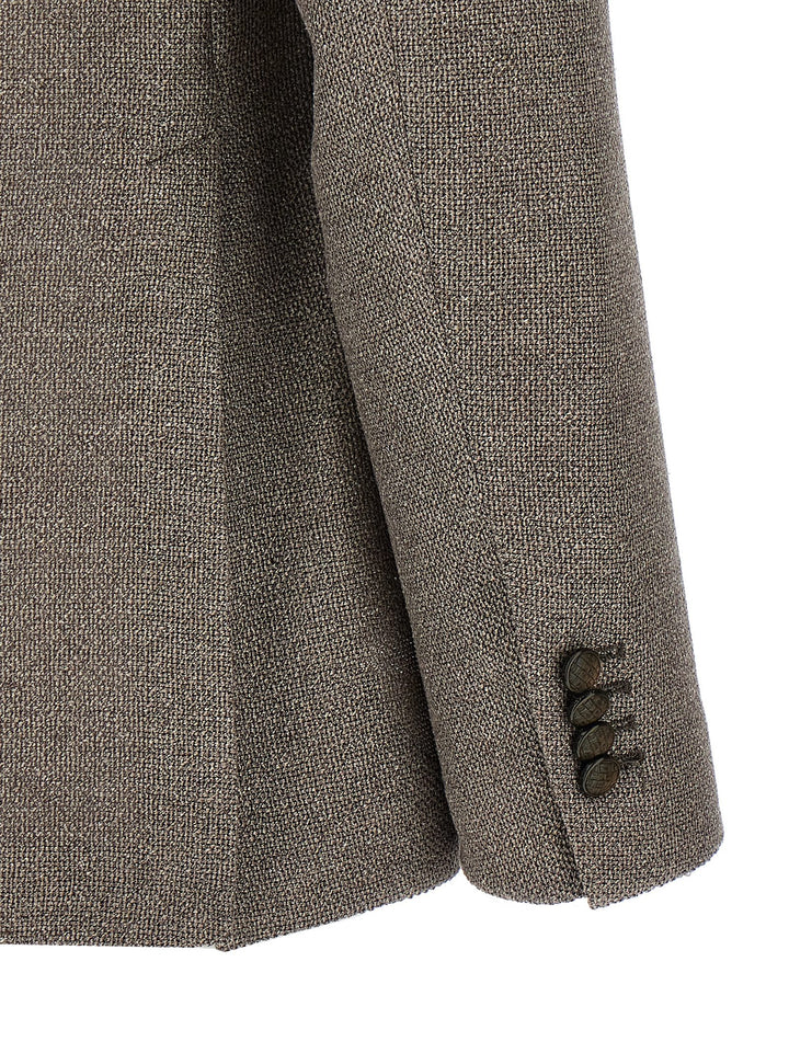 Tagliatore Montecarlo Blazer - Brown | e68c7e2b059b3be620ac63134ad9adbdb6f8bf0f