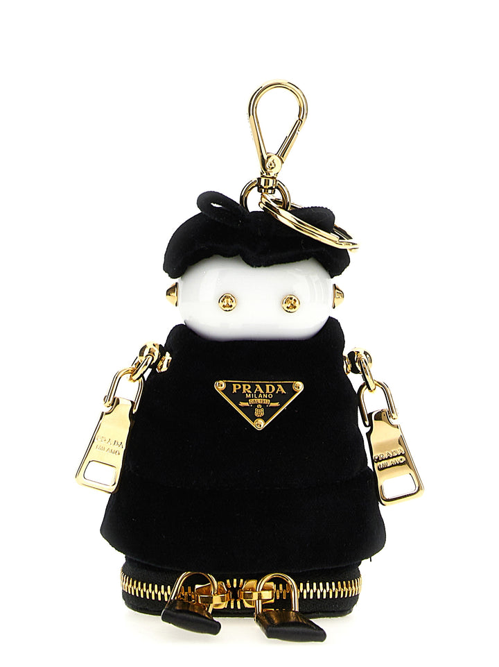 Prada Soft Robot Bag Accessories - Black | 99006197f511f09f11f1d998b178f5885bbebce3