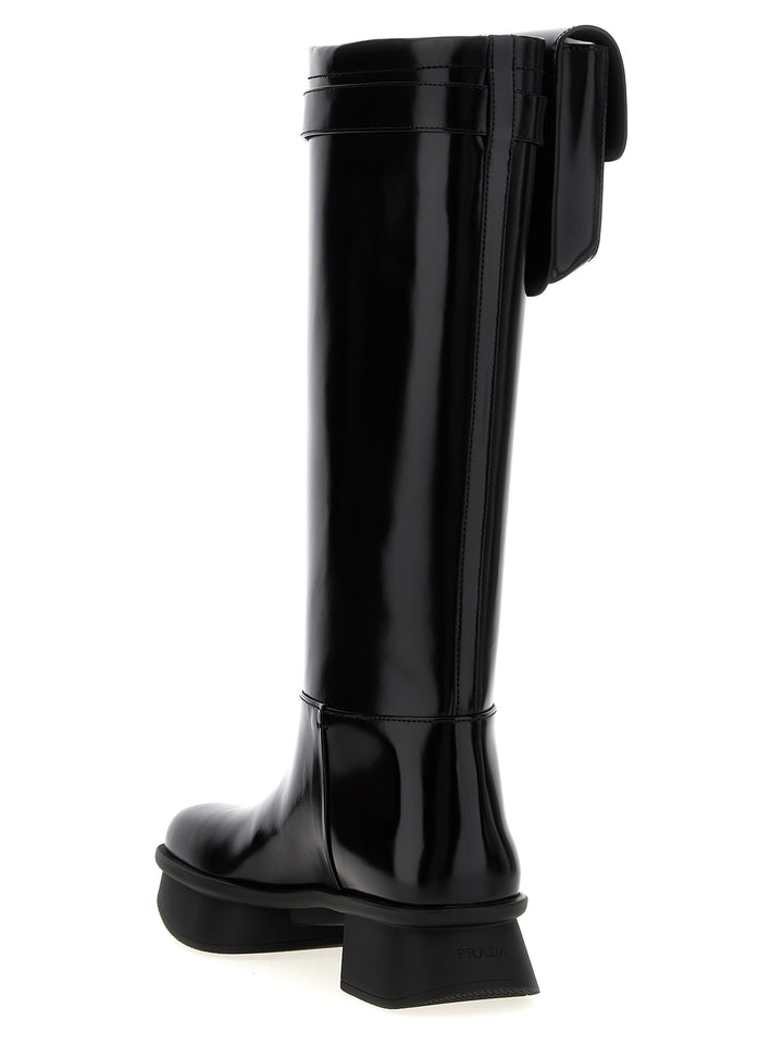 Prada Equal Boots and Ankle Boots - Black | 7e96b786c8315c94ca82ecd1fe02f9e9d6f62d77