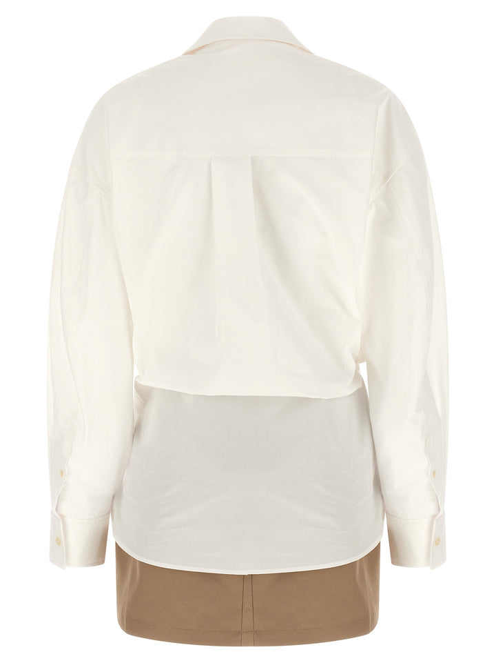 Alexander Wang Pre-Styled Wrap Dress Dresses - White | 16502114962fde4ad3fedfbe3cf90286dce678f2