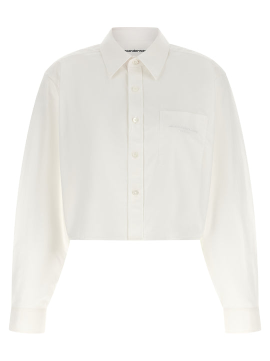 Cropped Shirt Shirt And Blouse White