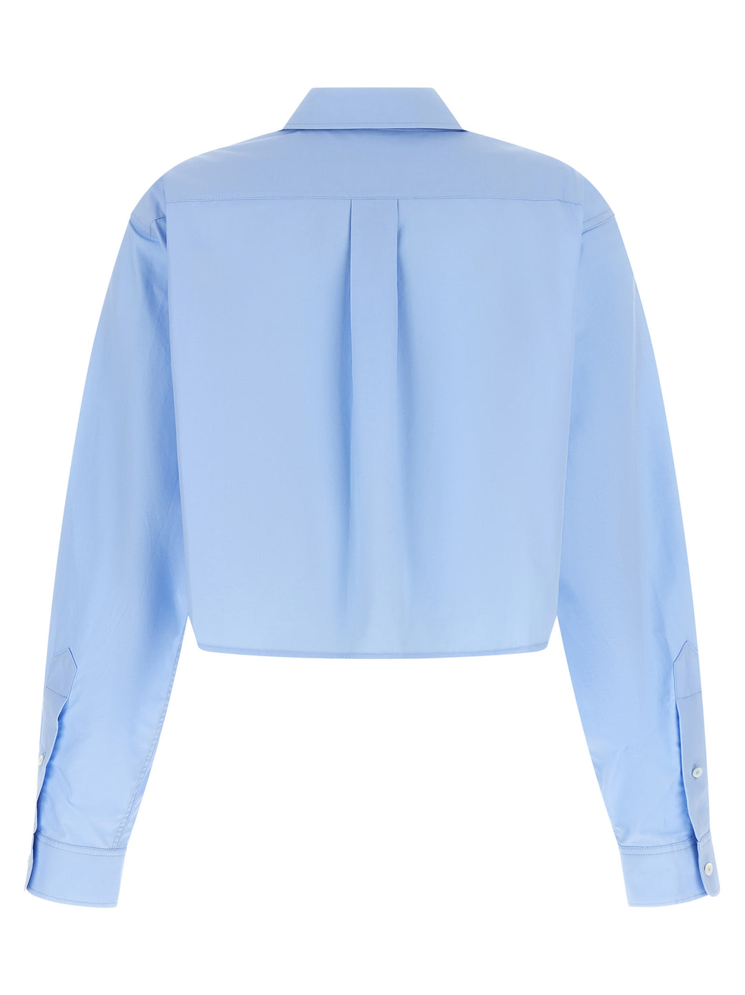 Alexander Wang Cropped Shirt Shirt and Blouse - Light Blue | 413b9be855469a2fcd43bfa7b78353ea81f79aa2