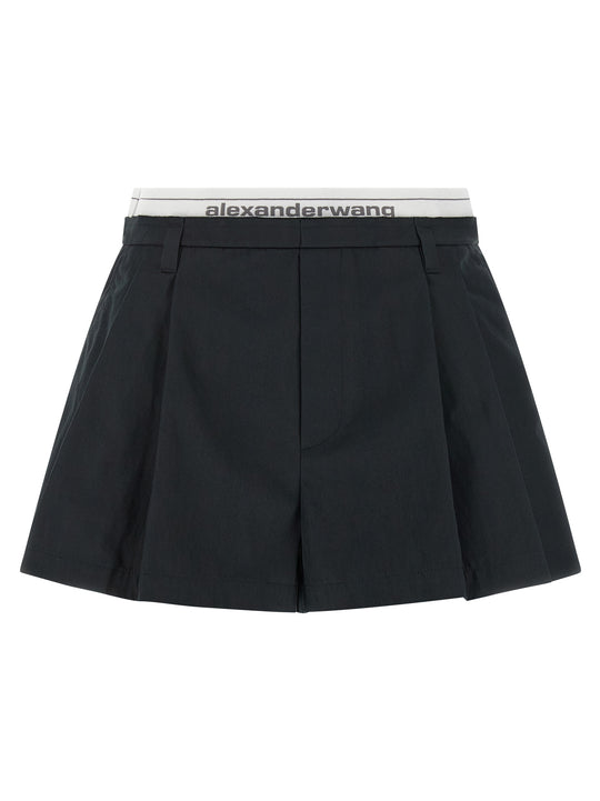 Logo Band Shorts Bermuda And Short Black