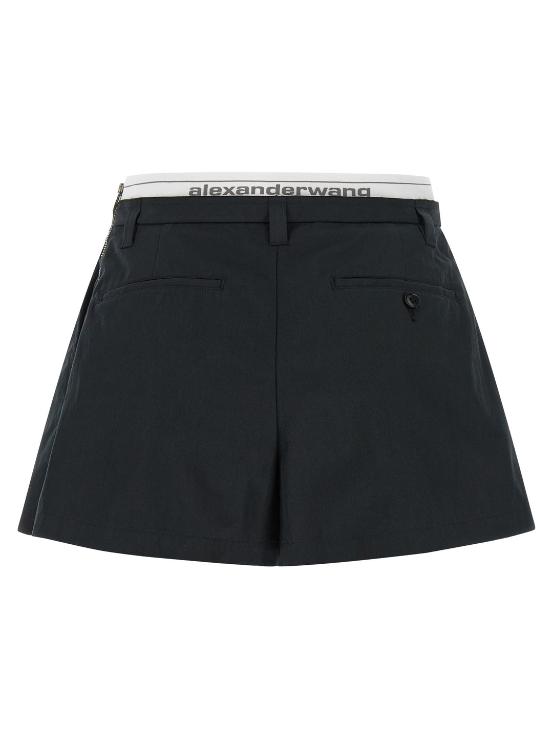 Alexander Wang Logo Band Shorts Bermuda and Short - Black | 1f4fbb08bee9e19acaa5fa212b48fe1fe7c92583