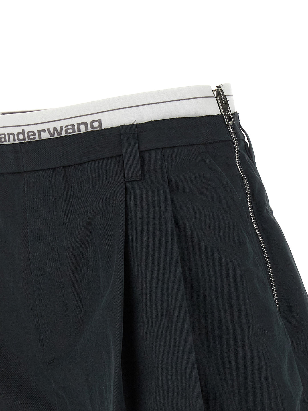 Alexander Wang Logo Band Shorts Bermuda and Short - Black | dccfcb61b216f357ccf57e36260a6f581d430706