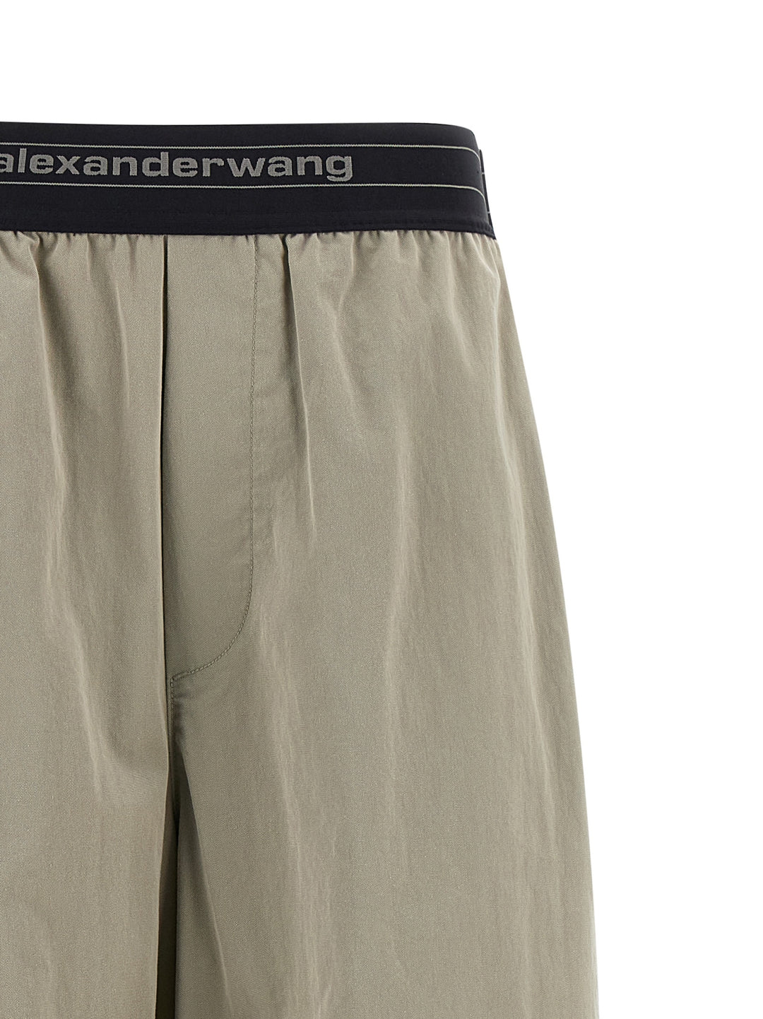 Alexander Wang Logo Elstic Pants - Gray | d6d17967489d29b0bd65f06b8aebd5ff803634db