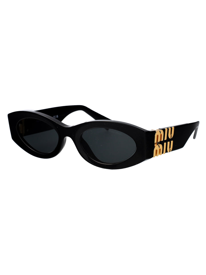 Miu Miu SUNGLASSES - Black | 1007ba669eb6bc9614fbbae742deaf003463bc2a