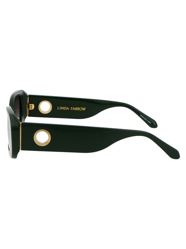Linda Farrow SUNGLASSES - Green | b2502c0f318e86736334fe87b4a0f9cf99a5aa16
