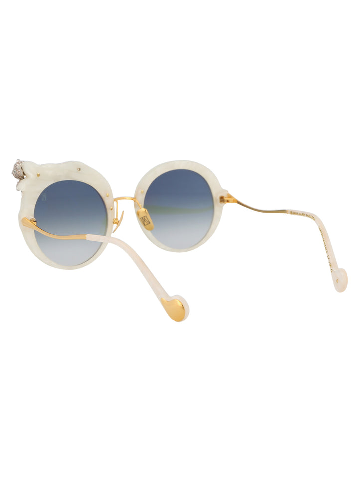 Anna Karin Karlsson SUNGLASSES - Ivory | 7426d6da7fed60242d1f42a7963fefd31f0f7b6e