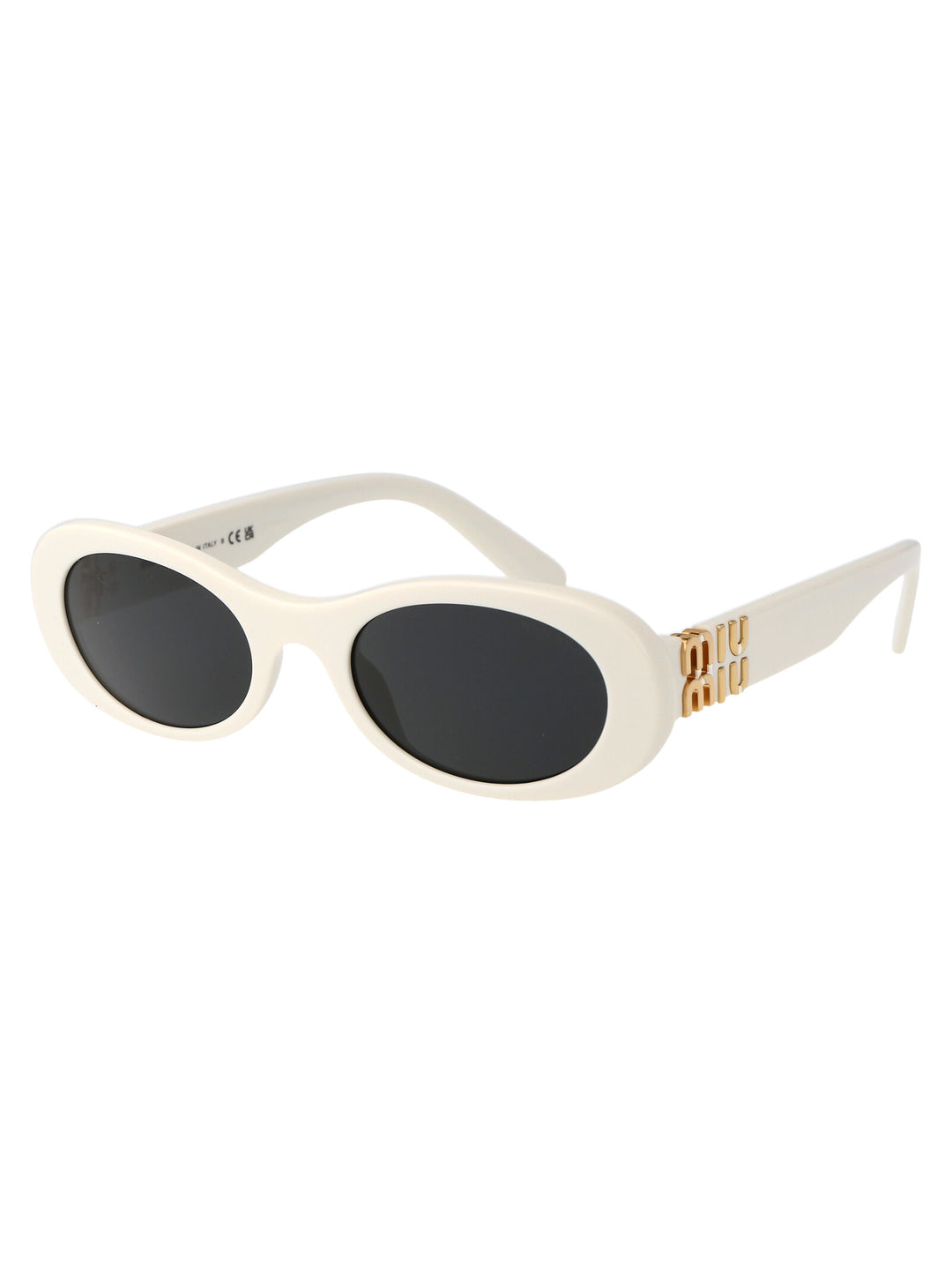Miu Miu SUNGLASSES - White | be8ed9428b8a97dc94742072531ad03f6699b6eb