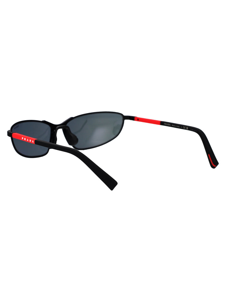 Prada Linea Rossa SUNGLASSES - Black | dba63152212fc594c411d4482e4166031d67ba03