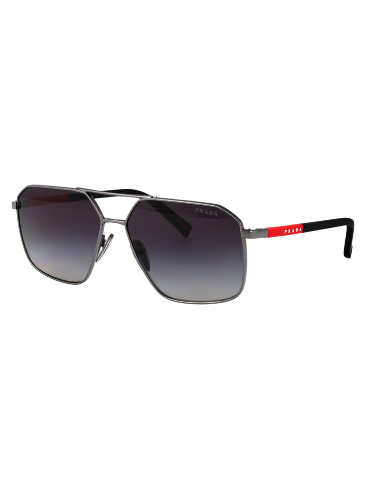 Prada Linea Rossa SUNGLASSES - Grey | 3498c00e768e99b5ec61d92f577f18cf75a23046