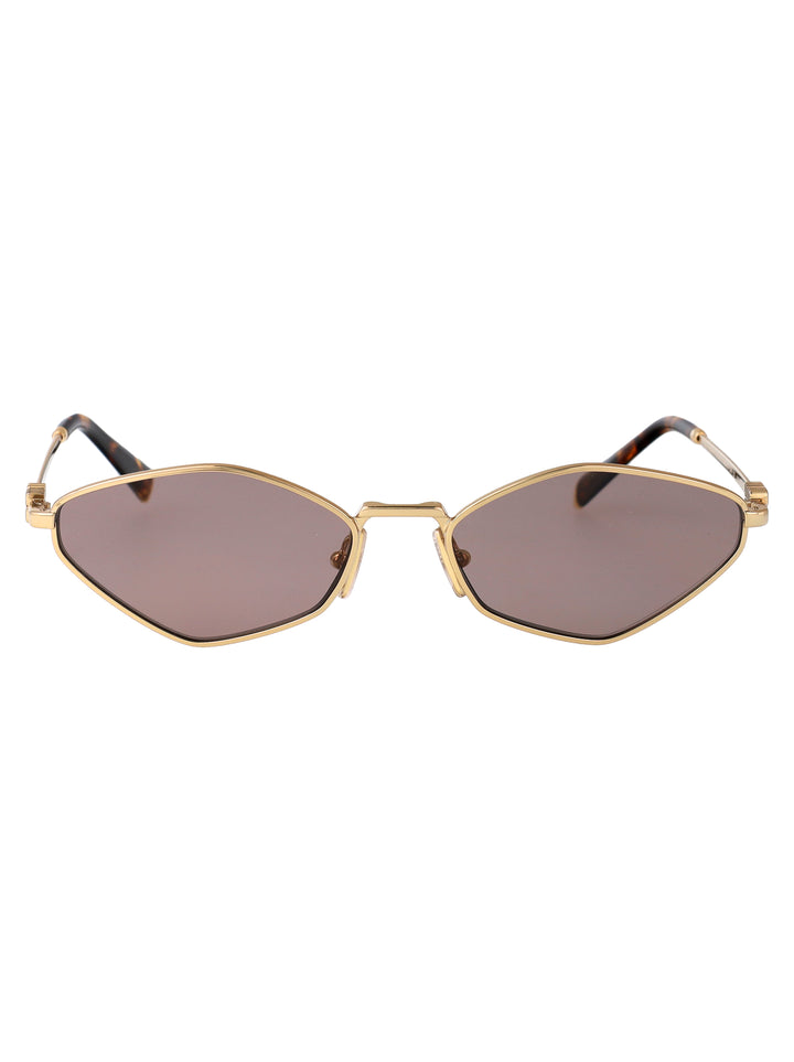 Miu Miu SUNGLASSES - Gold | 75efbe21d5591f52eec95b5272a455b24a70f238