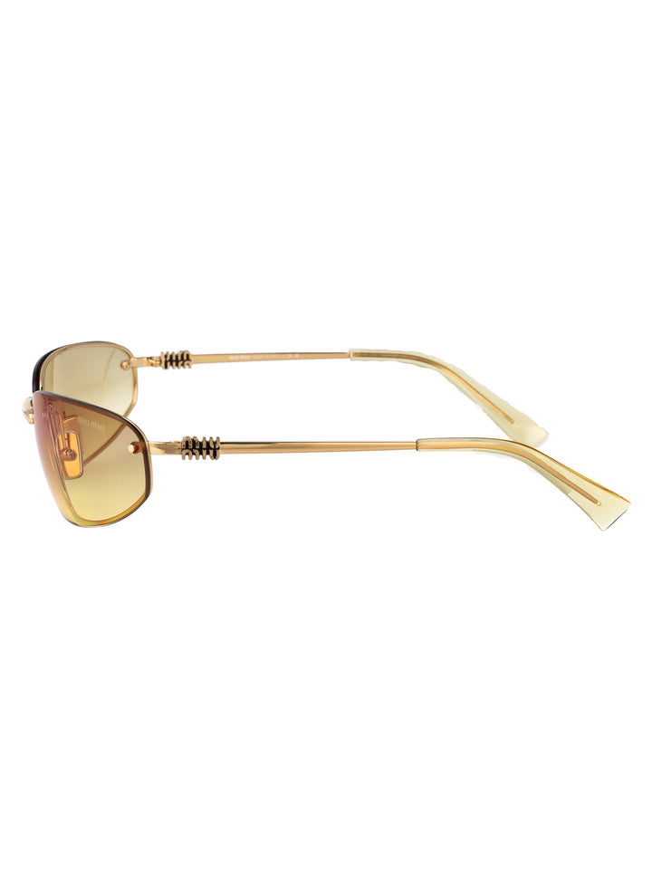Miu Miu SUNGLASSES - Gold | 7462284dec768ab8123fe61853a512da9975c388