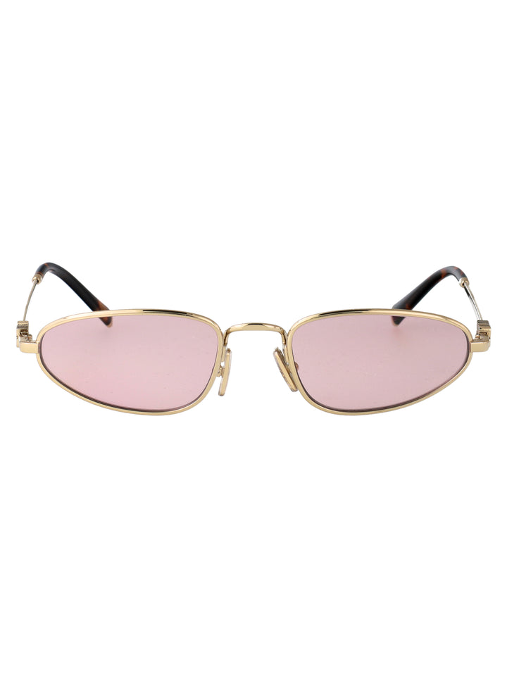 Miu Miu SUNGLASSES - Gold | b4f4d7432c54159ab69525c9987660ee7e22ceb5