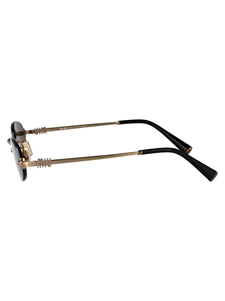 Miu Miu SUNGLASSES - Gold | 4f19064c2da35b8328b8912b119ecac0c0493cf9