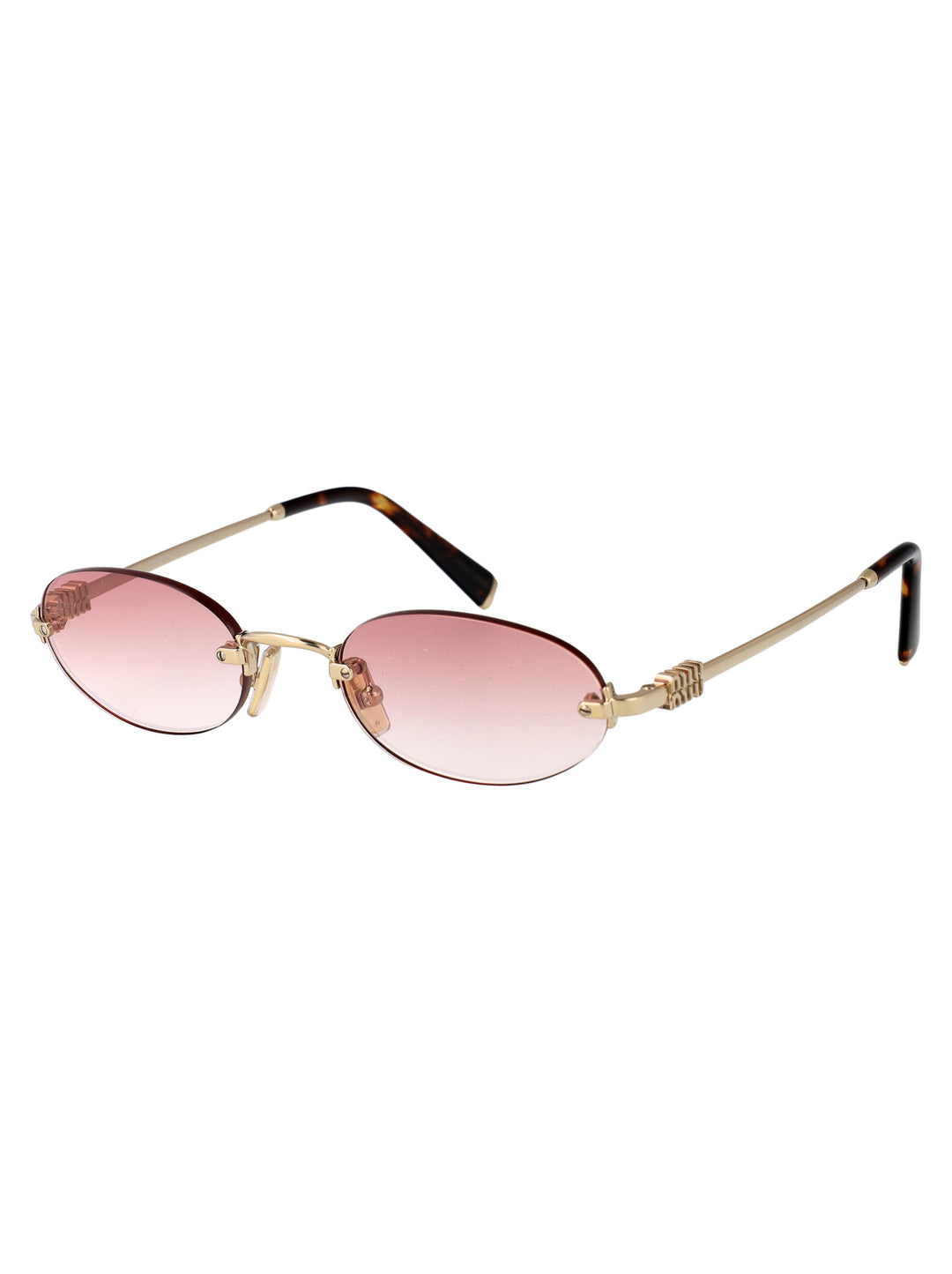 Miu Miu SUNGLASSES - Gold | 299172943e22d614037fdf079a3255b91ef810af