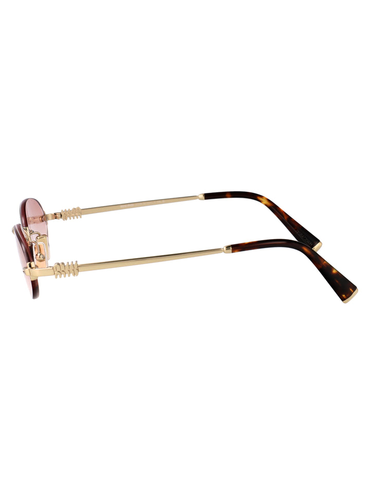 Miu Miu SUNGLASSES - Gold | 15163857c3838e7d8bc2540d00574f08250bc85a