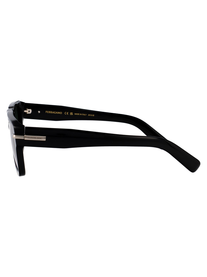 Salvatore Ferragamo SUNGLASSES - Black | f0e0817440bc0de614db34068efc2fc7ccf9d7a1