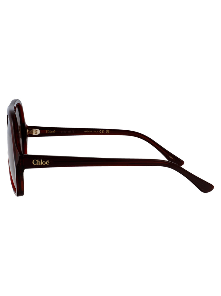 Chloe SUNGLASSES - Brown | f906e71a3a54c8a4a714b91d1b1fb153ee961a92