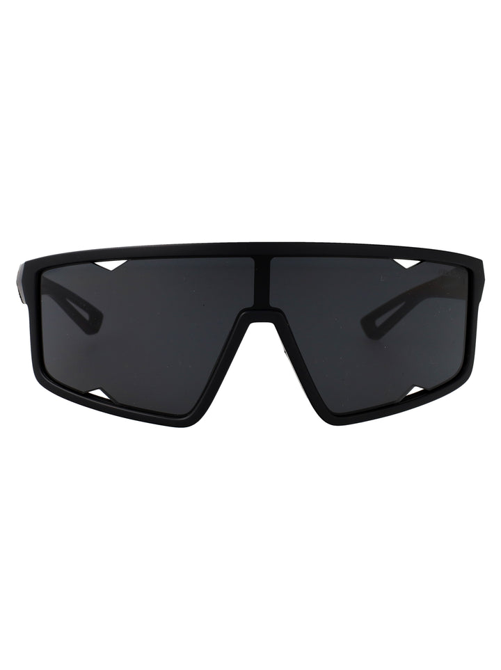 Prada Linea Rossa SUNGLASSES - Black | 6f250b7da6a5eec88db8d24fba0c13b7fe81f4b2