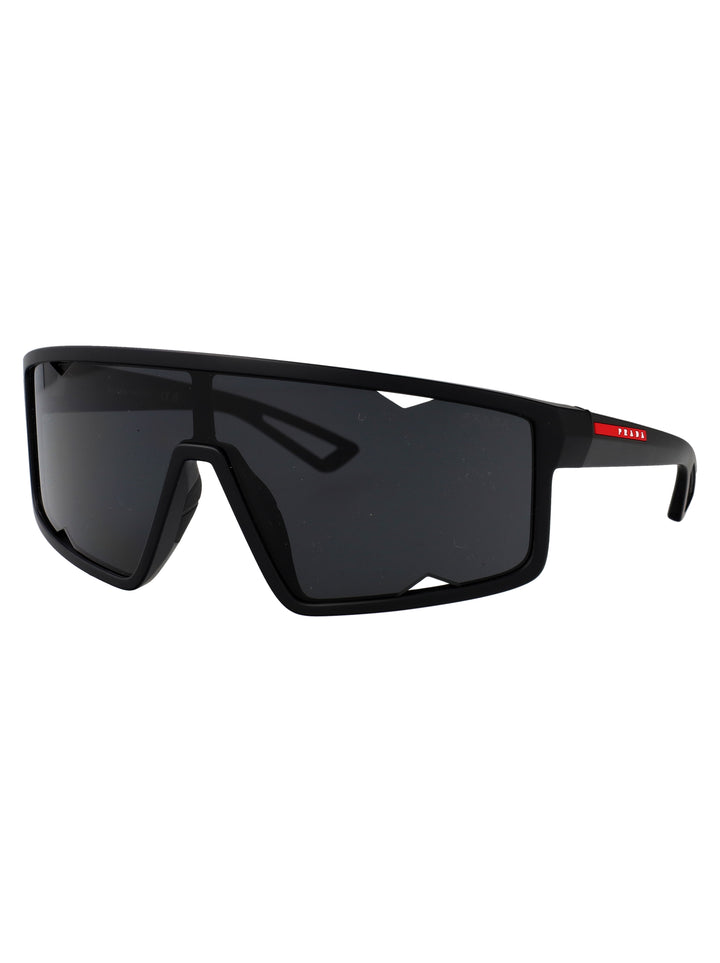 Prada Linea Rossa SUNGLASSES - Black | 4b8ab8562b5184e47395a51f4aa803e10b09f58e