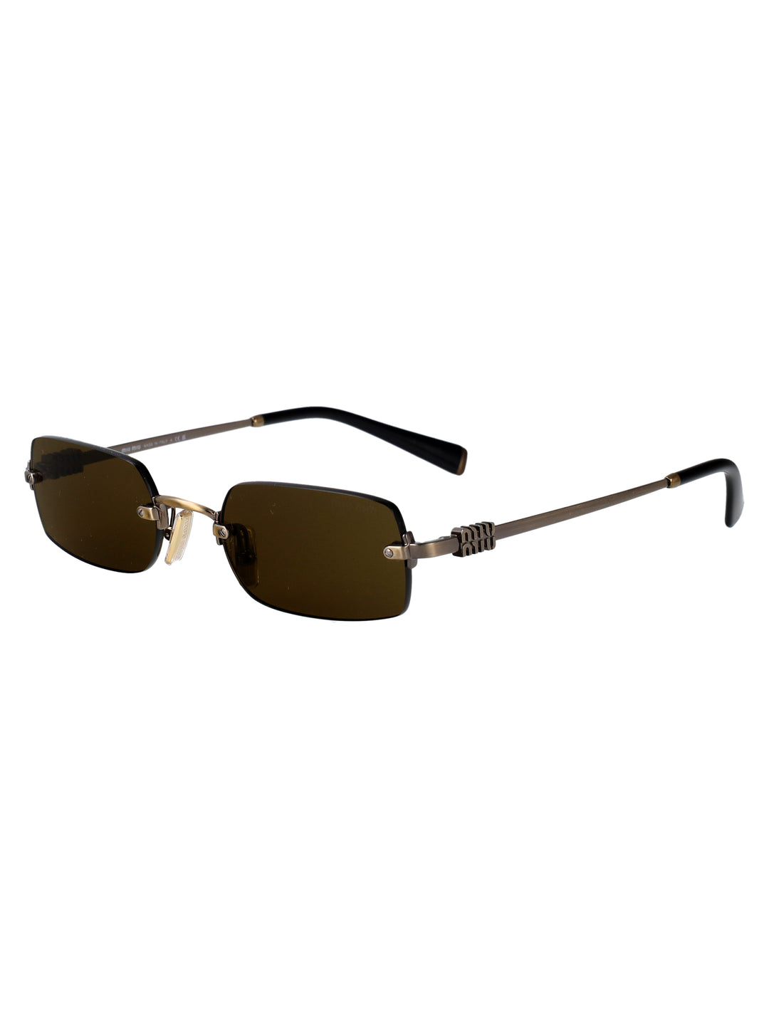 Miu Miu SUNGLASSES - Gold | db10cd765d06248bde13eed6003970406a0a25c5