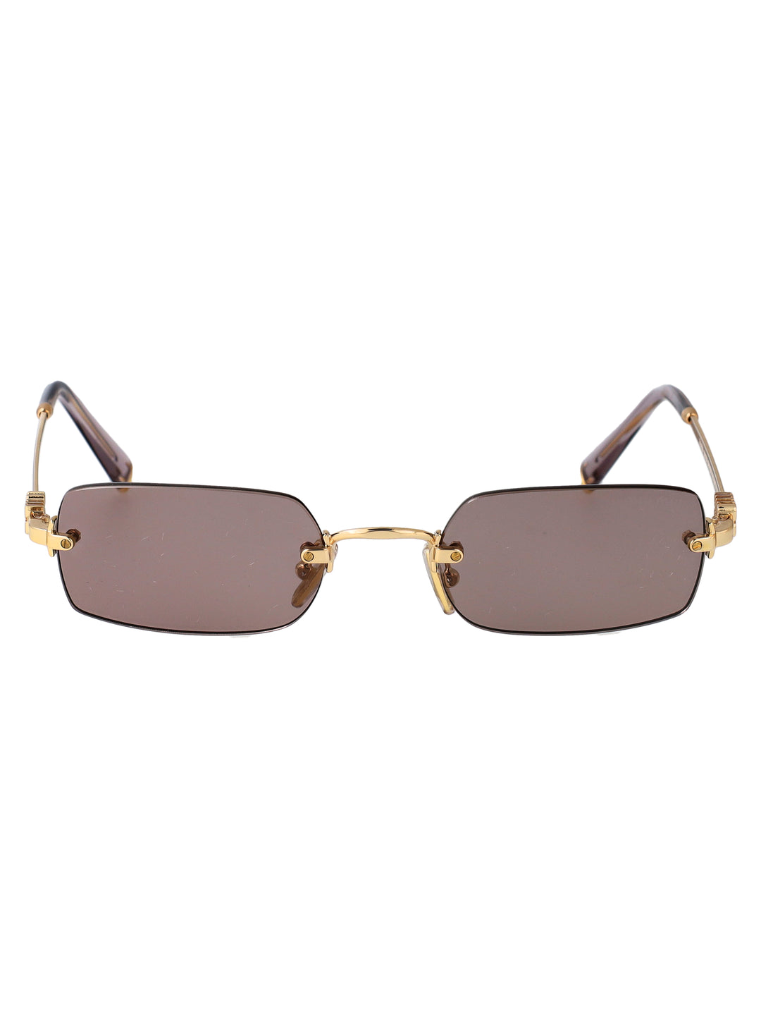 Miu Miu SUNGLASSES - Gold | 7395d456b0c846990c1ed2c45395b9aabbf4a4e4