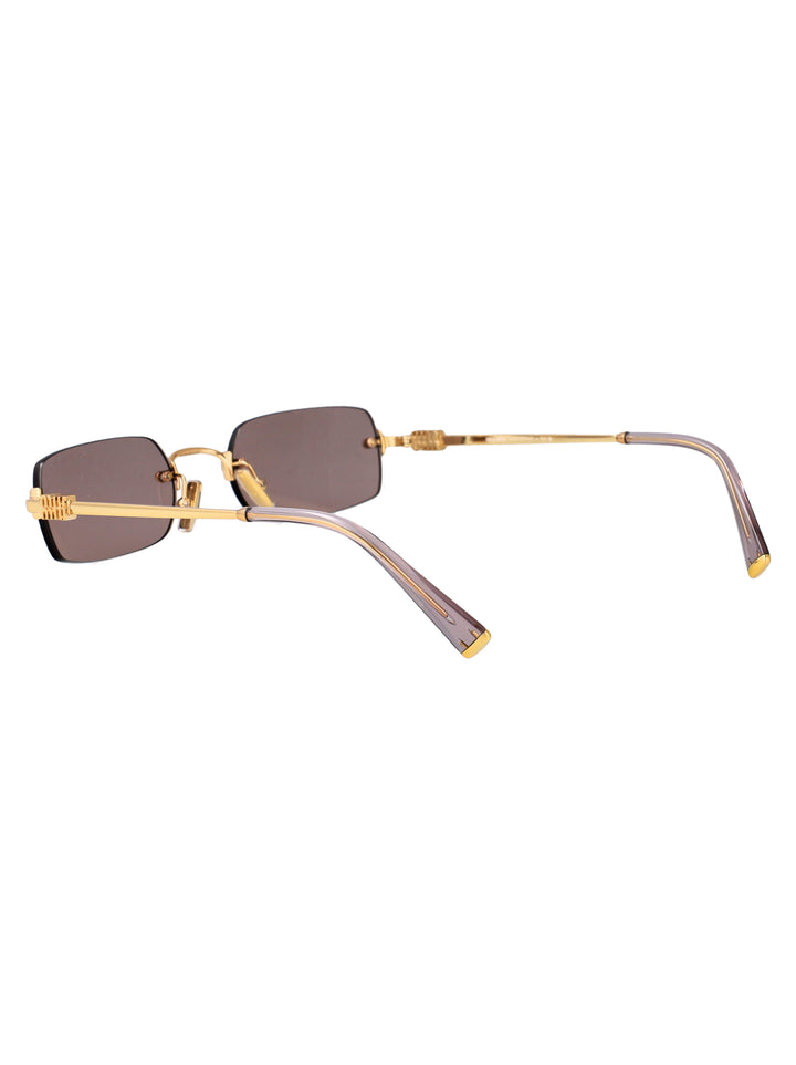Miu Miu SUNGLASSES - Gold | 6e3209895063f3fb2cc80fd0edcef3aa75bd60ec