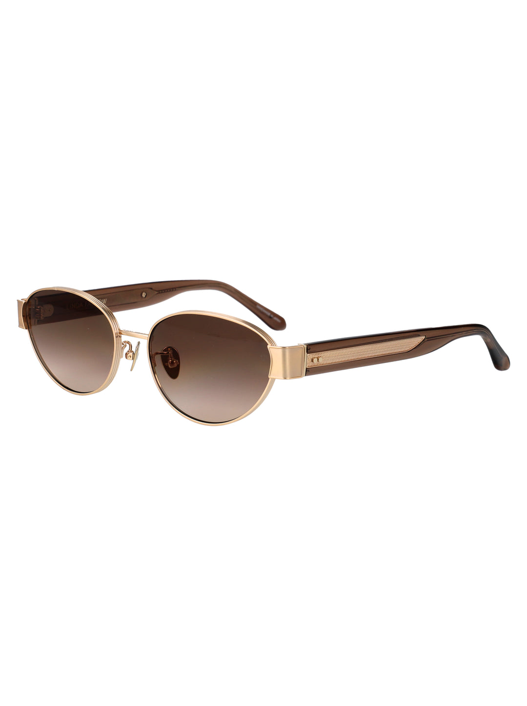 Linda Farrow SUNGLASSES - Gold | 1f612f619b5cf1726ca7cc9e6326e92ffa3aa87b