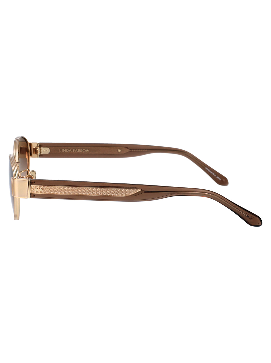 Linda Farrow SUNGLASSES - Gold | d140db365fc96609fb80adde437eca8a6def8608