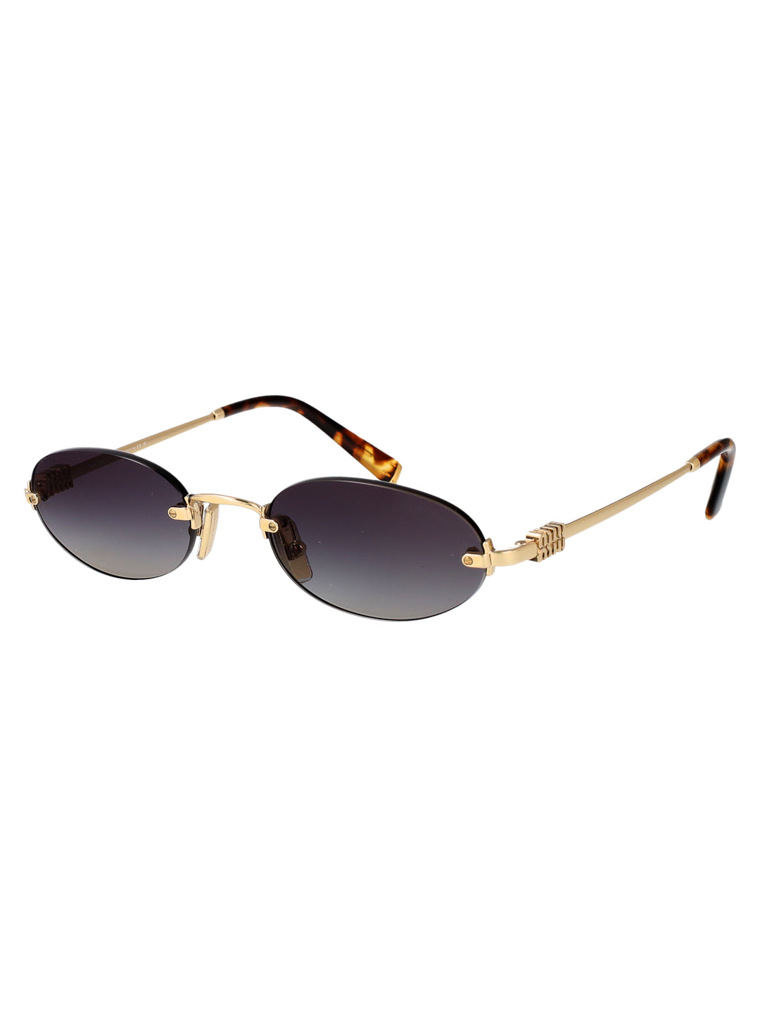 Miu Miu SUNGLASSES - Gold | e0a4a87a5444eae501ab176840d9be46044bddbe
