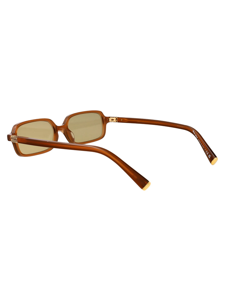 Miu Miu SUNGLASSES - Brown | 3a68a6b47f89d369a4090ea9e8415f64b6cfcfde