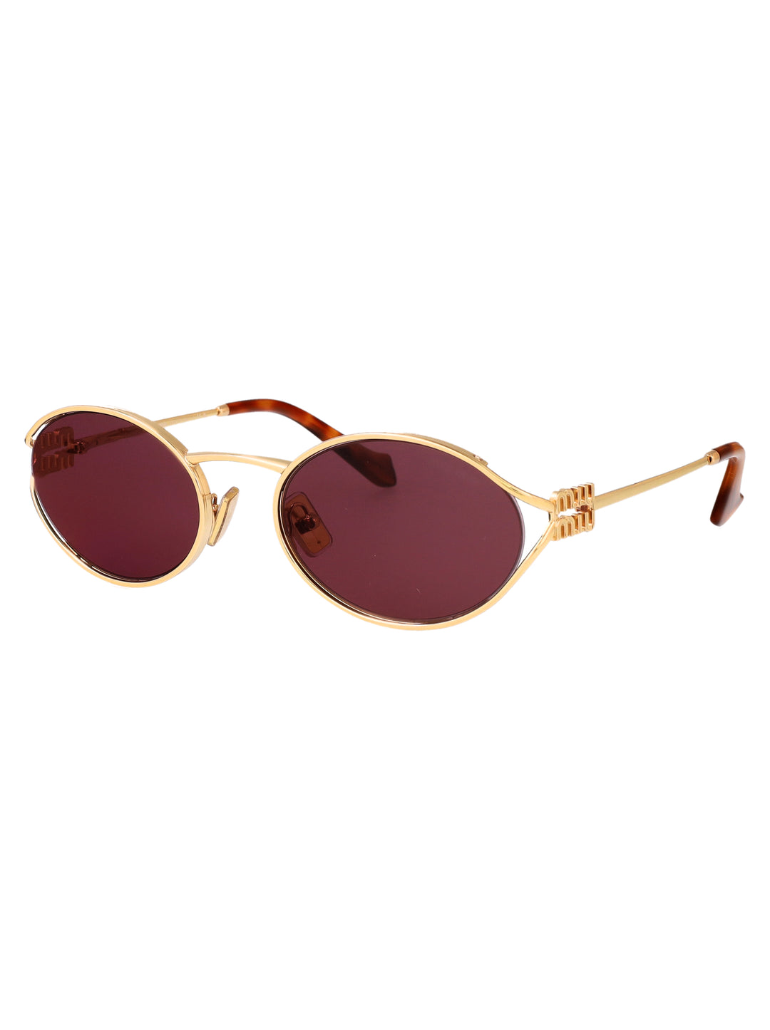 Miu Miu SUNGLASSES - Gold | bb18b248cd399bb14033945480998b87410ebaa7
