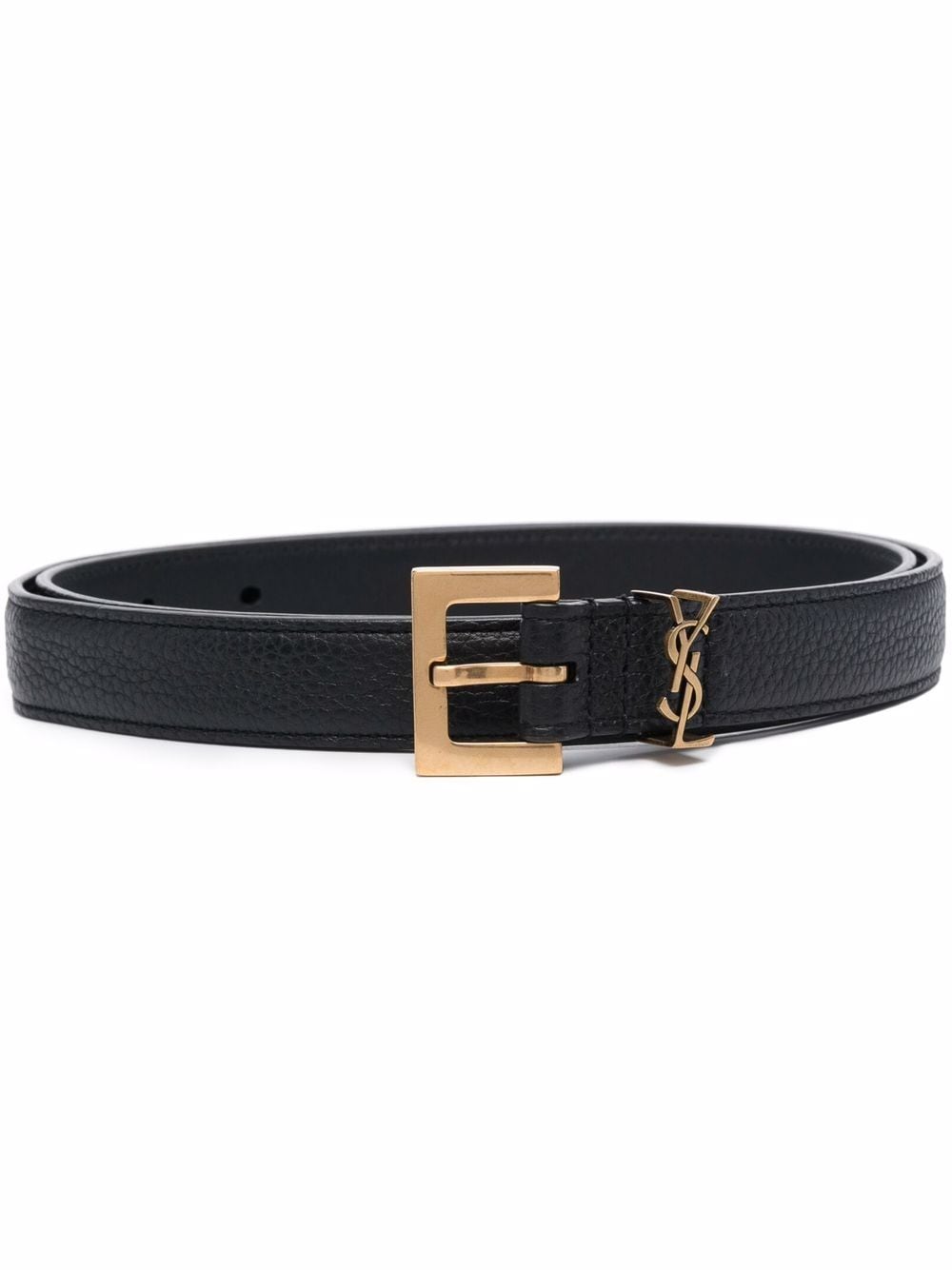 Saint Laurent Paris Belts - Black | a6107cc28f1a1736733664f6391640af73db47d9
