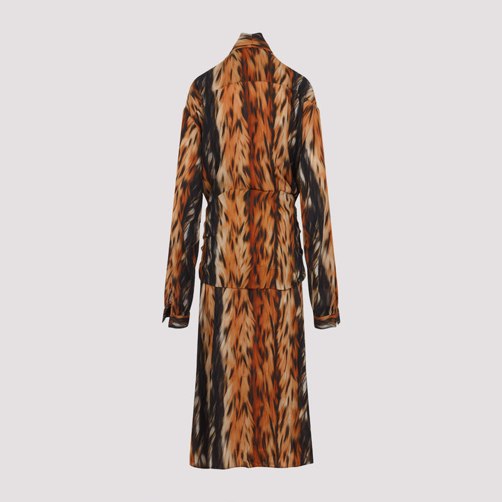 Balenciaga Midi dresses - Brown | 341298e1489fff7eb609b24f09c41fb455a156f5