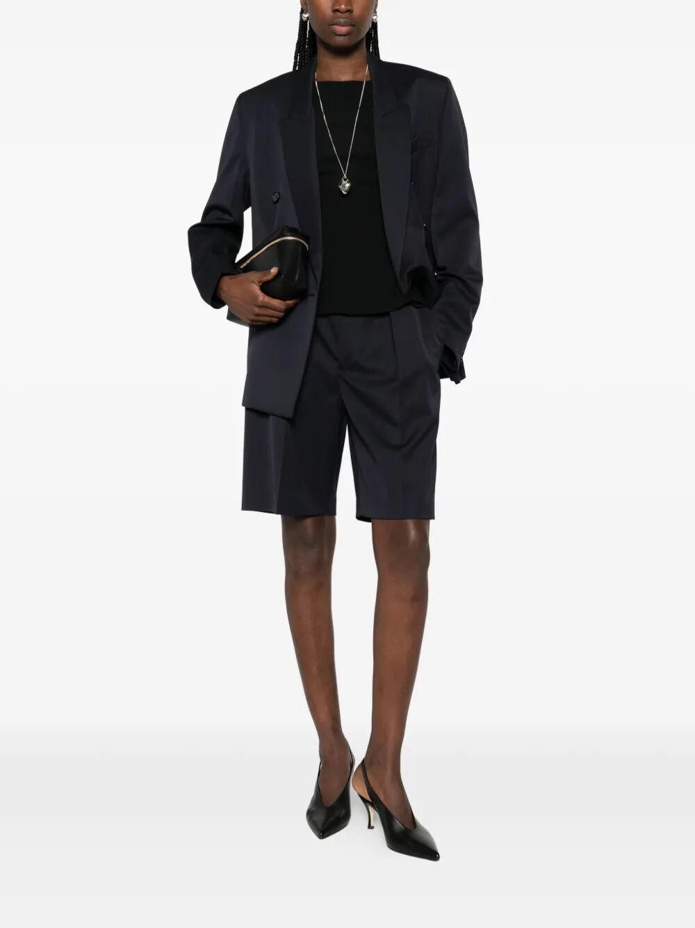 Victoria Beckham Bermuda - Blue | ade2e52c06da144a3c4959df0b750cfdb12bbed8