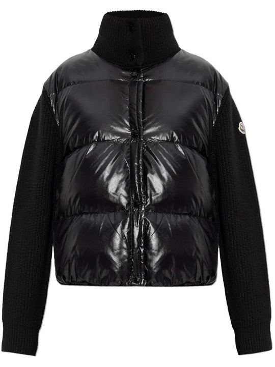 Padded Wool Cardigan