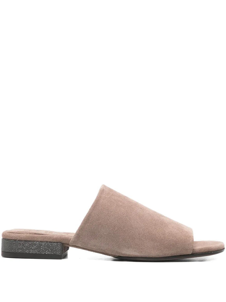 Brunello Cucinelli Mules - Brown | 7cdeec802fcfa3315948ee2f792577bb12f98f6e