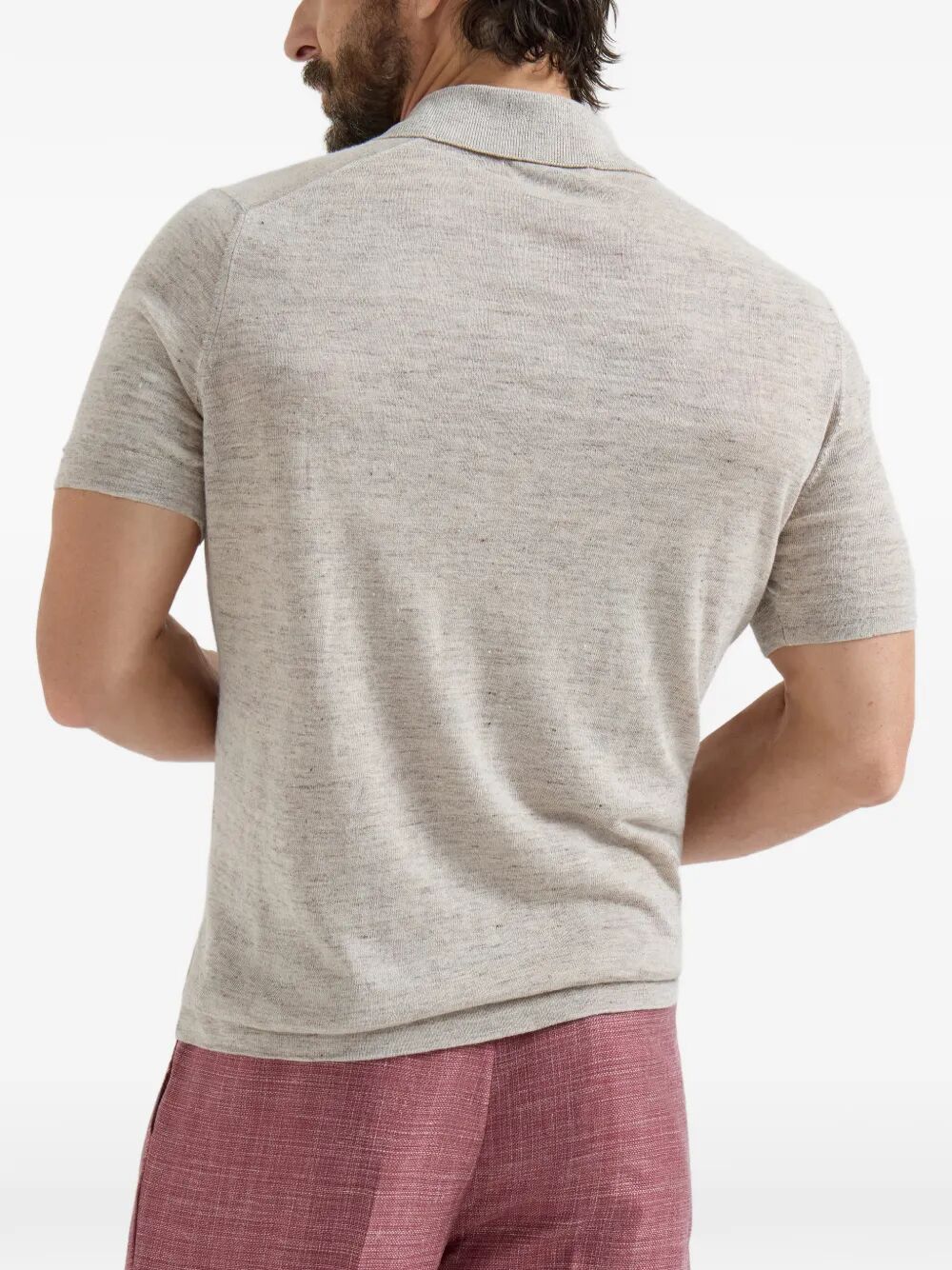 Brunello Cucinelli Polo - Nude & Neutrals | 6d8bc727218e3f778e97d1f9fa88f36752ddc5d5