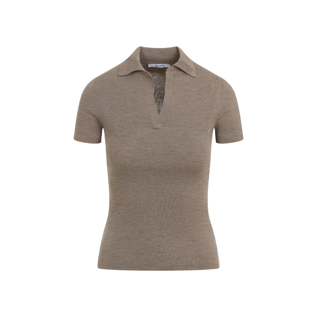 Max Mara Polo neck - Nude & Neutrals | 2bb92b1a2db520c040370e48484b419b9071fd02