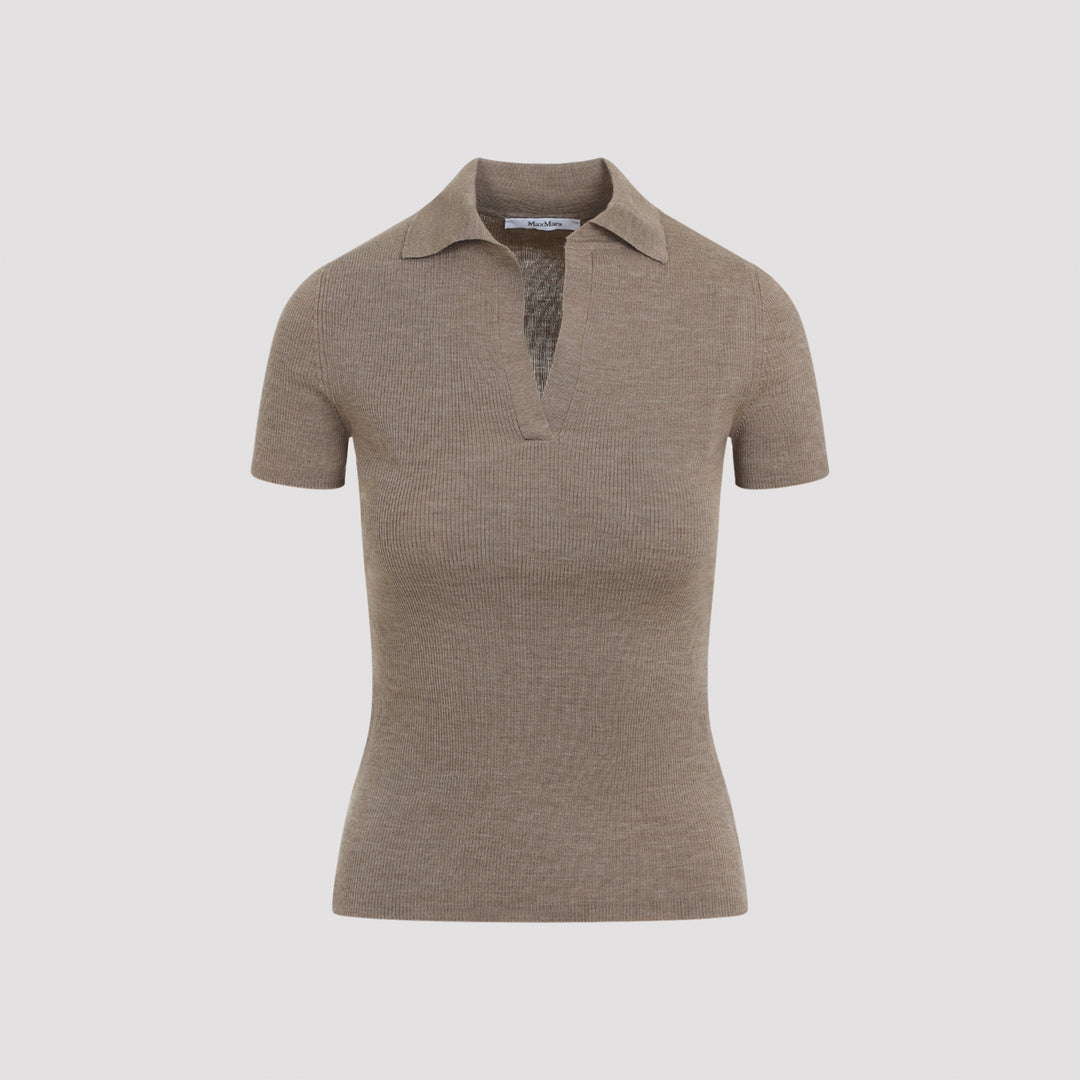 Max Mara Polo neck - Nude & Neutrals | 9a90339cd3db628e3de6d5805b641390ef51c88b